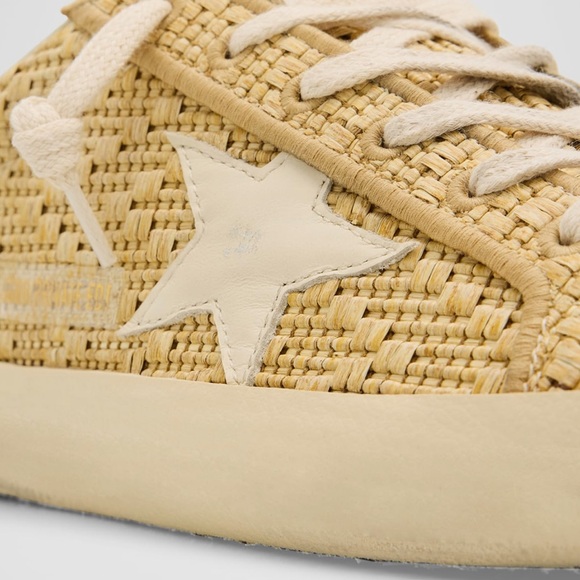 ⭐️RARE Golden Goose Superstar Sabot Raffia Low-Top Sneakers sz 10 / 40 ⭐️ NIB - Picture 6 of 7